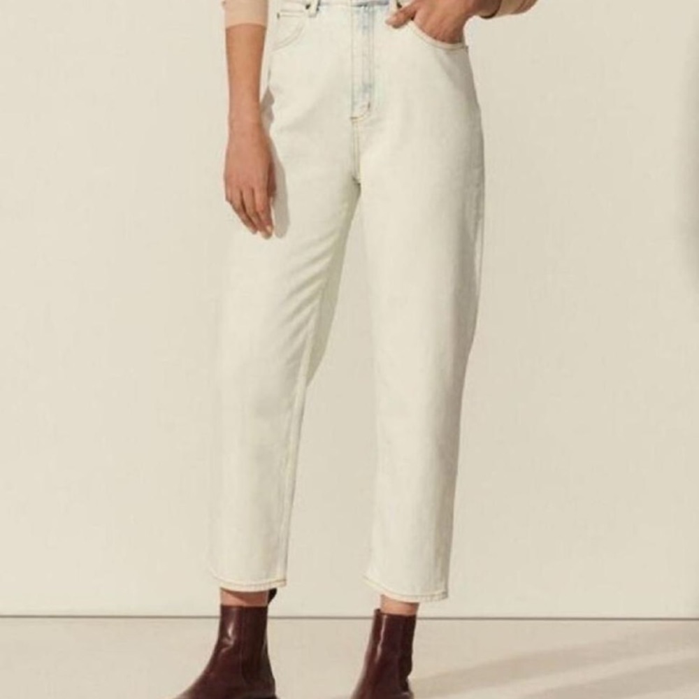 Sandro White blue denim jeans